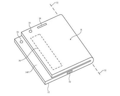 上海苹果维修咨询_苹果新折叠屏 iPhone 专利曝光